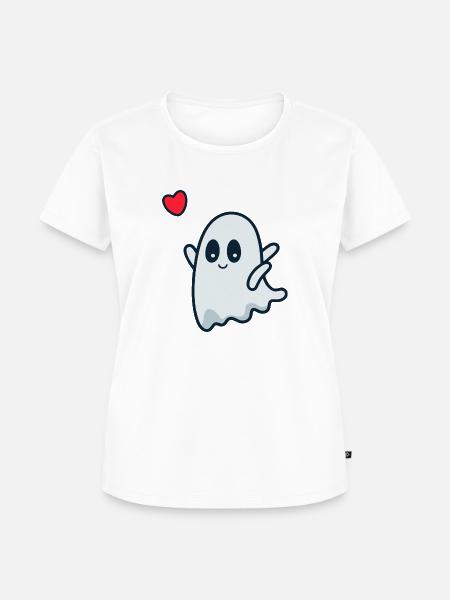 Geist - Frauen Premium Bio T-Shirt - Weiß