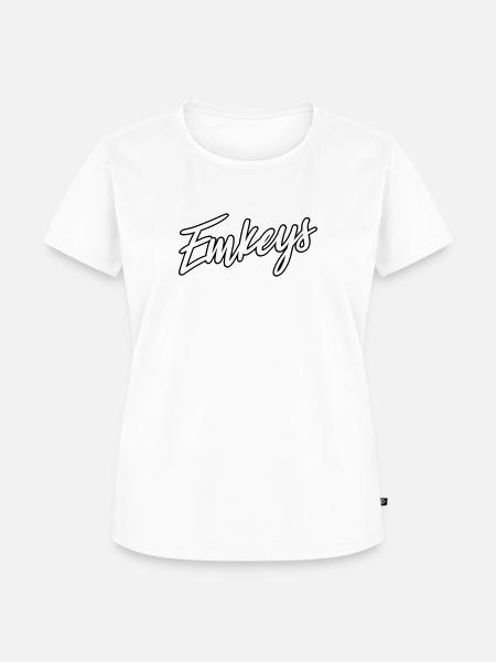 Emkeys Only - Frauen Premium Bio T-Shirt - Weiß