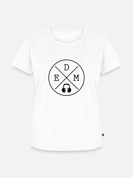 EDM Electro Festival - Frauen Premium Bio T-Shirt - Weiß