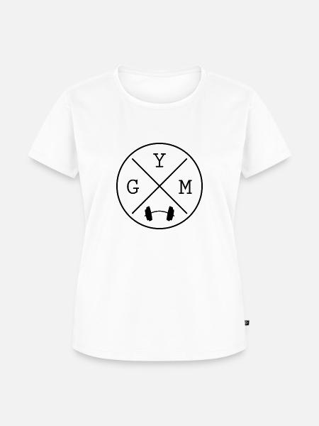 Gym - Frauen Premium Bio T-Shirt - Weiß