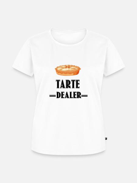 Pie Dealer Pie Idee - Frauen Premium Bio T-Shirt - Weiß