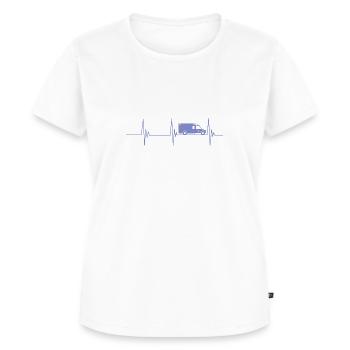 Krankenwagen Puls Notarzt Geschenk Medizin - Frauen Premium Bio T-Shirt - Weiß - Vorne - AI Model Female 172 dark (172cm)