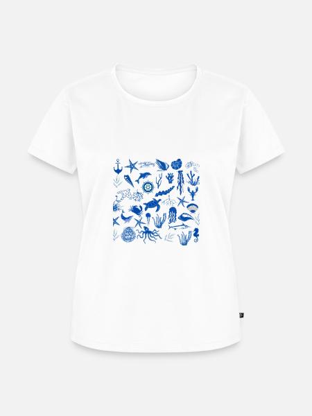 Seemann - Frauen Premium Bio T-Shirt - Weiß