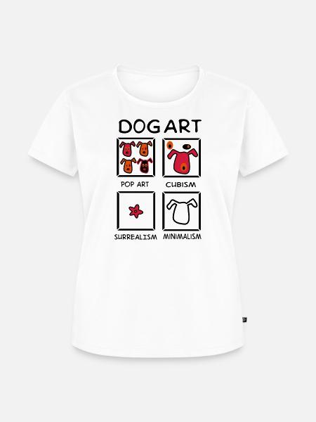 Hund - Frauen Premium Bio T-Shirt - Weiß