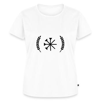 Ezidxan - Frauen Premium Bio T-Shirt - Weiß - Vorne - AI Model Female 172 dark (172cm)