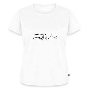 Boulder envoyé - T-shirt Premium bio Femme - blanc - Devant - AI Model Female 172 dark (172cm)