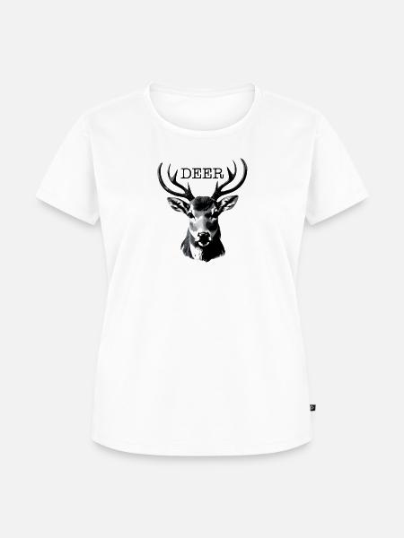 DEER - Frauen Premium Bio T-Shirt - Weiß