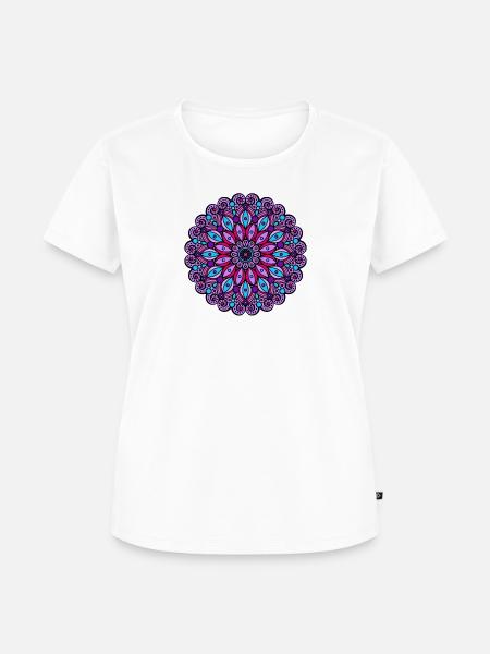 Mandala - Frauen Premium Bio T-Shirt - Weiß