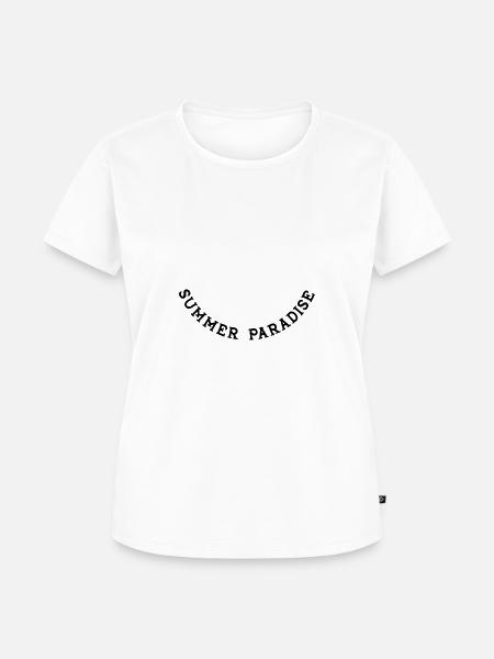 Summer Paradise - Frauen Premium Bio T-Shirt - Weiß