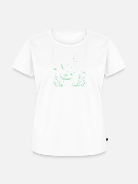 Einsamer Katzengeist - Frauen Premium Bio T-Shirt - 