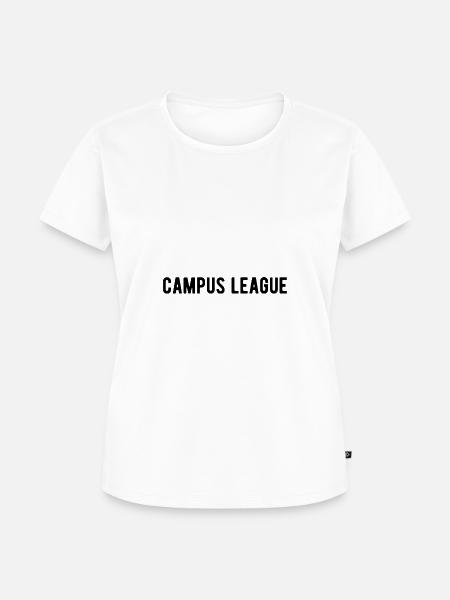 Campus League - Frauen Premium Bio T-Shirt - Weiß
