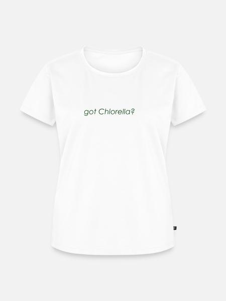 Alge Chlorella - Frauen Premium Bio T-Shirt - Weiß
