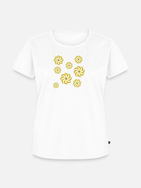 Banane - Frauen Premium Bio T-Shirt - Weiß