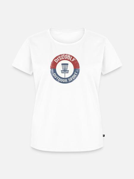 discgolf - Frauen Premium Bio T-Shirt - Weiß