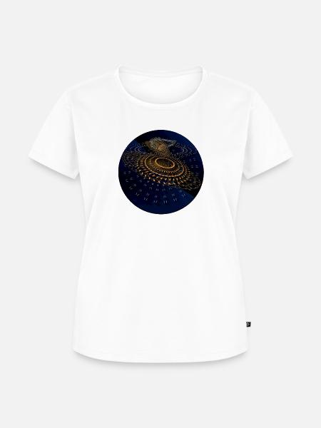 Ein Kreis - Frauen Premium Bio T-Shirt - Weiß