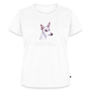 PiN - Tierschutz mit Verantwortung - Frauen Premium Bio T-Shirt - Weiß - Vorne - AI Model Female 172 dark (172cm)
