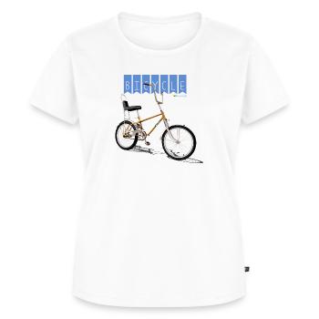 Fahrrad - Frauen Premium Bio T-Shirt - Weiß - Vorne - AI Model Female 172 dark (172cm)
