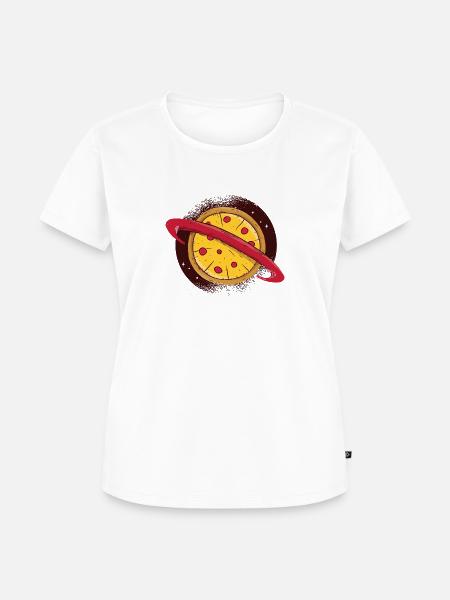 Sky Pizza - Frauen Premium Bio T-Shirt - Weiß