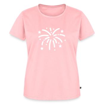 Fireworks - Women's Premium Organic T-shirt - rose - Front - AI Model Female 172 dark (172cm)