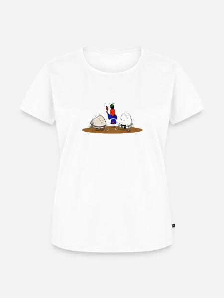 Sumo Kampf - Frauen Premium Bio T-Shirt - Weiß