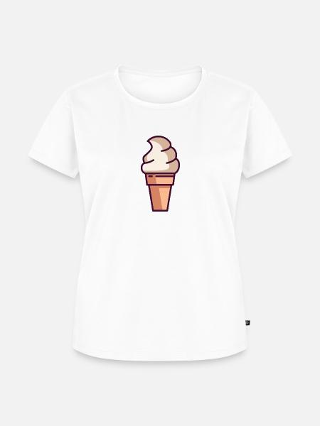 Eis - Frauen Premium Bio T-Shirt - Weiß