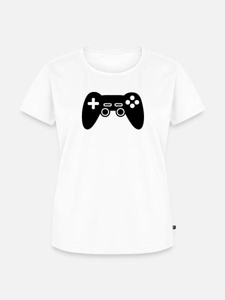 Videospiel-Konsole - Frauen Premium Bio T-Shirt - Weiß