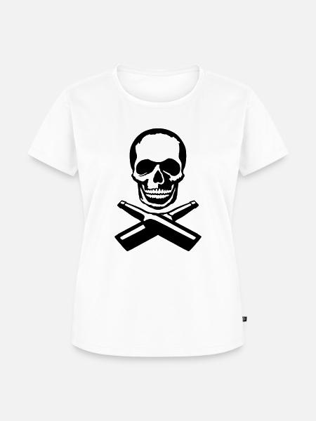 jolly drunker - Frauen Premium Bio T-Shirt - Weiß
