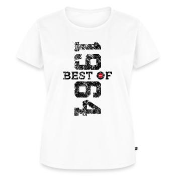 62. GEBURTSTAG BEST OF 1964 - Frauen Premium Bio T-Shirt - Weiß - Vorne - AI Model Female 172 dark (172cm)