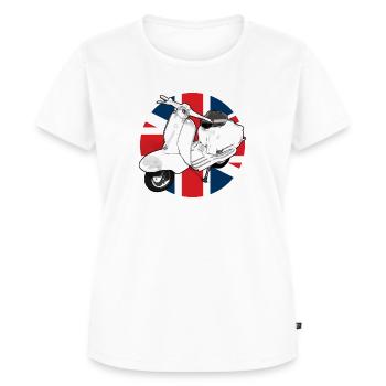 MOD - Women's Premium Organic T-shirt - white - Front - AI Model Female 172 dark (172cm)