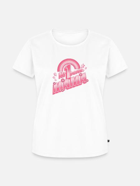 Nr. 1 beste Mama - Frauen Premium Bio T-Shirt - Weiß