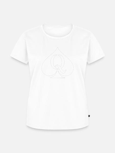 Queen of Spades - Frauen Premium Bio T-Shirt - Weiß