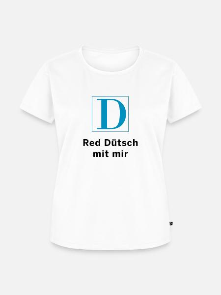 Red Dütsch - Frauen Premium Bio T-Shirt - Weiß