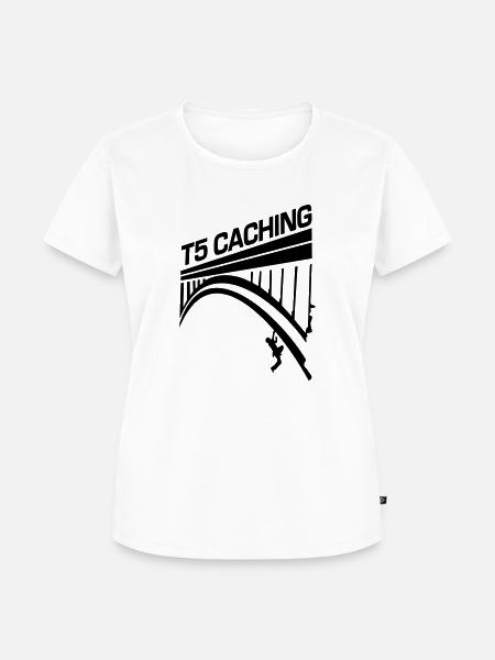 bruecke - Frauen Premium Bio T-Shirt - Weiß