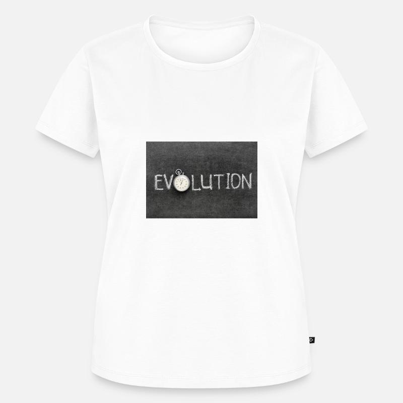 Evolution - Women's Premium Organic T-shirt - white