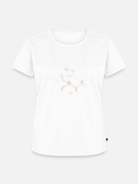 Quadrat - Frauen Premium Bio T-Shirt - Weiß