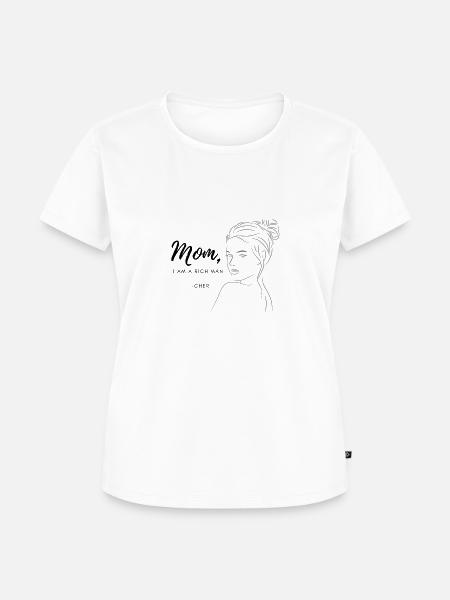 quotes cher - Frauen Premium Bio T-Shirt - Weiß