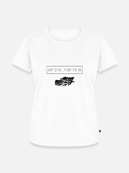 Hollywood - Frauen Premium Bio T-Shirt - Weiß