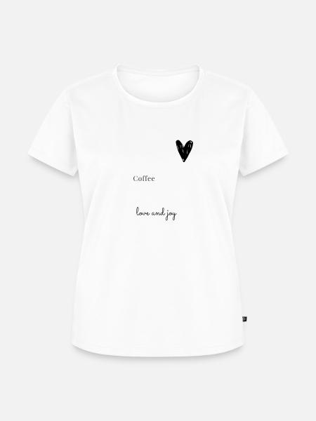 COFFEE - Frauen Premium Bio T-Shirt - Weiß