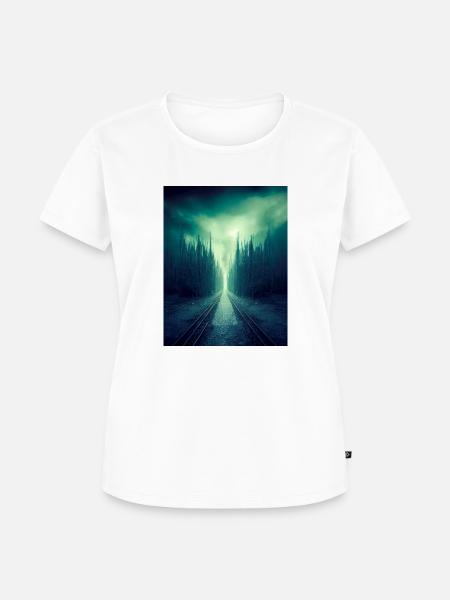 Into the unknown - Frauen Premium Bio T-Shirt - Weiß