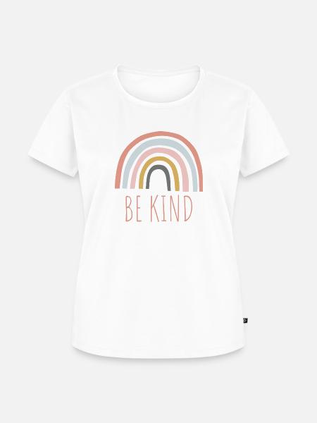 Be Kind - Frauen Premium Bio T-Shirt - Weiß