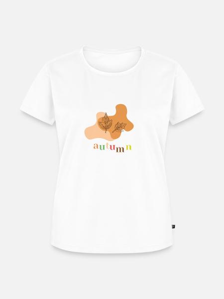 Autumn - Frauen Premium Bio T-Shirt - Weiß