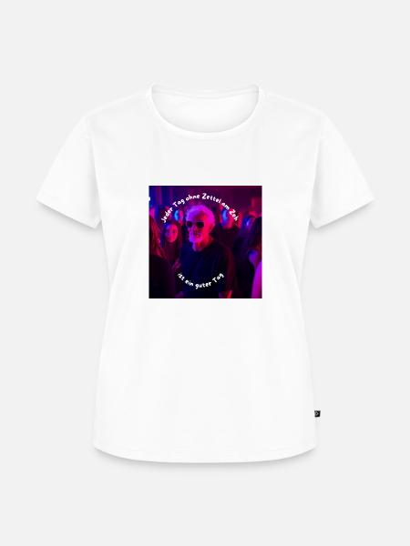 Zeit ist Kostbar - Frauen Premium Bio T-Shirt - Weiß