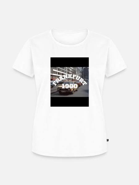 1980 Frankfurt - Frauen Premium Bio T-Shirt - Weiß