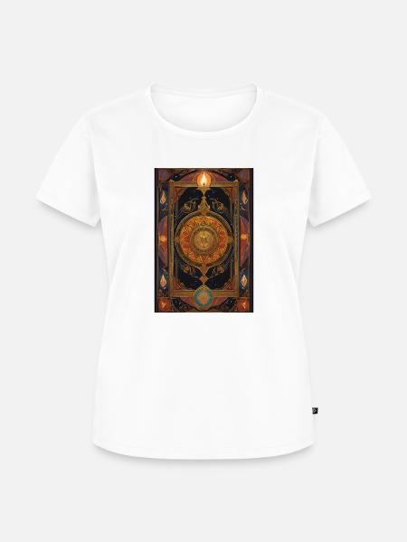 Tarot Card V1 - Frauen Premium Bio T-Shirt - Weiß