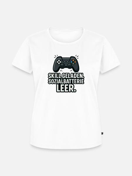Skill geladen. - Frauen Premium Bio T-Shirt - Weiß