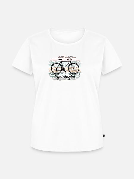 Fahrrad - Frauen Premium Bio T-Shirt - Weiß