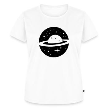 Planet - Frauen Premium Bio T-Shirt - Weiß - Vorne - AI Model Female 172 dark (172cm)