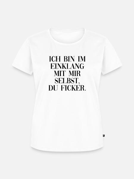 einklang - Frauen Premium Bio T-Shirt - Weiß
