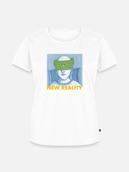 Neue Realität - Frauen Premium Bio T-Shirt - Weiß