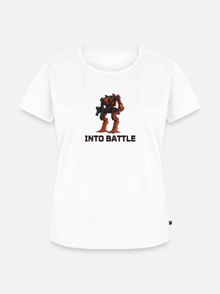 Into Battle - Frauen Premium Bio T-Shirt - Weiß